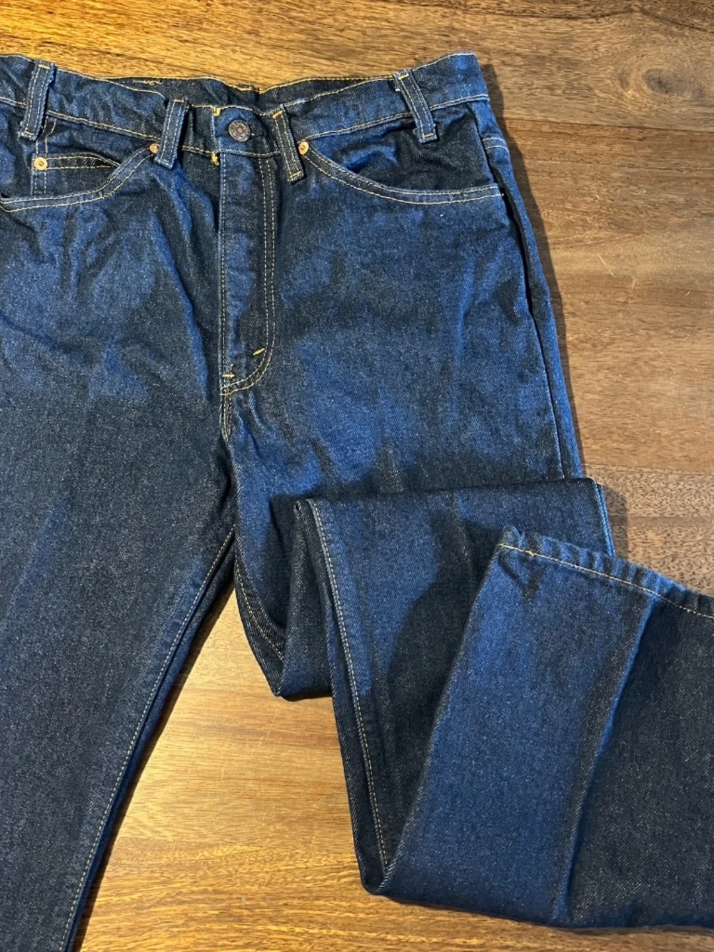 Vintage 1980s Levi’s 517 Orange Tab Jeans Size 33x32